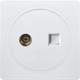 British Standard TV Plus Telephone Socket Flat (A3)