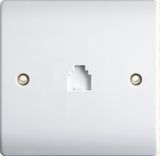 British Standard One Gang Internet/Telephone Socket G