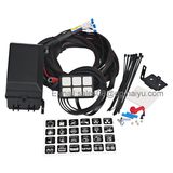 Universally Adaptable DC12V LED 6 Switch Panel Electronic Relay System with Circuit Control Box - Wiring Harness Kit for Any Vehicle