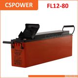 FT12-80 Front Terminal Lead Acid Battery 12V80ah for Solar Power