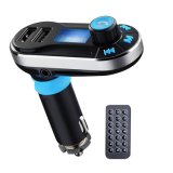 Bluetooth MP3 Player Car Charger with Dual USB Charging Ports