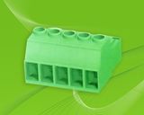 No Smoke Pluggable Terminal Block with Self-Extinguishing Material