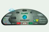 Half Tone Printing Membrane Keypad with LEDs and Front Dead Window for Gym Fitness