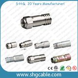 Coaxial Cable RG6 Rg11 Crimp Connector
