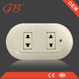 Hot Sale South American 2 Gang Socket Wall Switch Socket