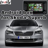 GPS Android GPS Navigation Box for Skoda Superb Video Interface