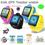 Multi-Languages 3G Kids GPS Tracker Watch with Rotating Camera (D18)