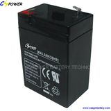 6V4.5ah Emergency Lighting Battery Rechargeable Sealed Lead Acid Battery CS6-4.5