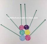 Numeric Multi Colors One Button Membrane Switch