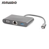 USB Type C Hub VGA+USB3.0+RJ45+Audio+Pd Adapter (9.5025)