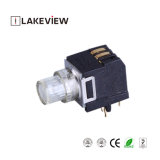 Illuminated Right Angle Tact Switch for Switcher Machine Side Panel Bi-Color LED