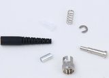 St Simplex 2.0mm Fiber Optic Connector with Black Smooth Boot