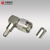 Right Angle Compression Male TNC RF Connector for LMR200/LMR240/LMR400