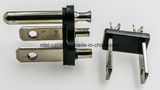 Two Pins Japanese Plug Insert with RoHS Certification