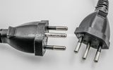 Brazil Plug to IEC C15 Appliance Power Cord Brazil Laptop Power Cord with Inmetro Approval