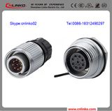 Inline Electrical Connectors/Threaded Electrical Connectors for Automation Equipment, Machine Tools