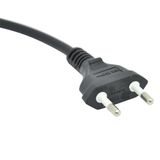 India Two Pins Power Cord