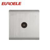 Strong Quality Stainless Steel Material TV and Satellite Socket