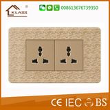 Double Mf Socket Electrical Wall Switch Socket American