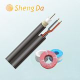 75 Ohm Digital RG6 Communication Coaxial CCTV Combo Cable