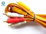 3 Male to 3 Male RCA Cable for AV Use
