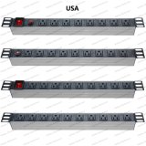 19 Inch USA Type Universal Socket Network Cabinet and Rack PDU