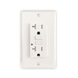 20A American Weather& Tamper Resistant Receptacle with LED Light Indicator ETL Listed