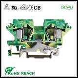 Green Yellow Grounded Terminal Blocks