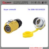 Easy Operation IP68 2pin Cable Connector/Panel Mount Pin Connector