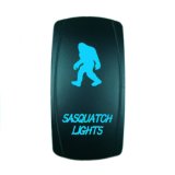 Truck Laser Blue Waterproof Switch Sasquatch Lights 20A 12V on/off 2 LED Light