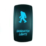 Truck Laser Blue Waterproof Switch Sasquatch Lights 20A 12V on/off 2 LED Light