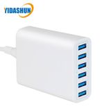 5V 12A 60W USB Travel Charger 6 USB Port Charging Station Multiple USB Charger
