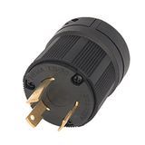 Wiring Device NEMA L5-30P Twist Locking 30A/125V Us Plug, cUL Listed Industrial Grade