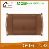 New Design Brown Color 16A Doorbell Switch