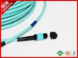 12 Cores MTP to MTP Multimode OM3 Aqua Trunk Cable