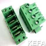 UL Approved Pluggable Terminal Block with Gold Plated Pin Header