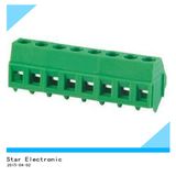 Green 8-Pin Screw Terminal Block Connector Type