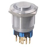 22mm Pin Type Stainless Steel Push Button Switch
