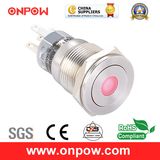 Onpow 19mm Push Button Switch (LAS1-AGQPF-11D/G/12V/S, CE, UL, CCC, RoHS)