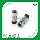 CATV Connector F Compression Connector for RG6 Coaxial Cable