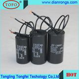 Motor Run Plastic Case Cbb60 Capacitor with High Capacitance