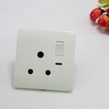 Classic Series One Gang Switched 15A Socket with Neon