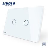 Livolo Wall Light Touch Screen 2 Gang Dimmer Switch Vl-C902D-11
