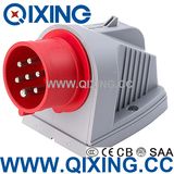 Qixing Industrial Plug Socket 7-Pole Panel Mounted Inlet