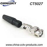 CCTV Male Solderless BNC Connector with Boot (CT5027)