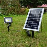 LED Solar Flood Light for Garden Lawn Post Street Light