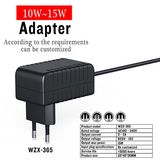 Wall Type 50/60Hz AC DC Power Supply 12V DC Adaptor