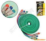 Factory Price 5m AV Cable 3 RCA to 3 RCA Male to Male Component Video Cable (AV-628-component cable-5M)