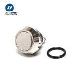12mm MOQ Free Reset Metal Brass Screw Pin Flat Head Button Switch