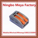 Hot Sale 3pin Quick Connector 222 Series Plastic Plug-in Type Electric Wire Connector 413-a 413-C